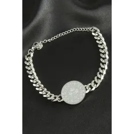 Para Lüks Çelik Bileklik-Gümüş Rengi