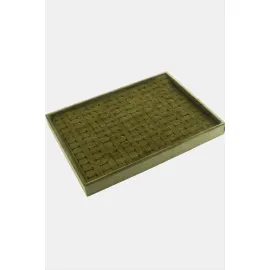 Yatay Anfora Kumaş Batırmalı Yüzük Tablası-Kiremit