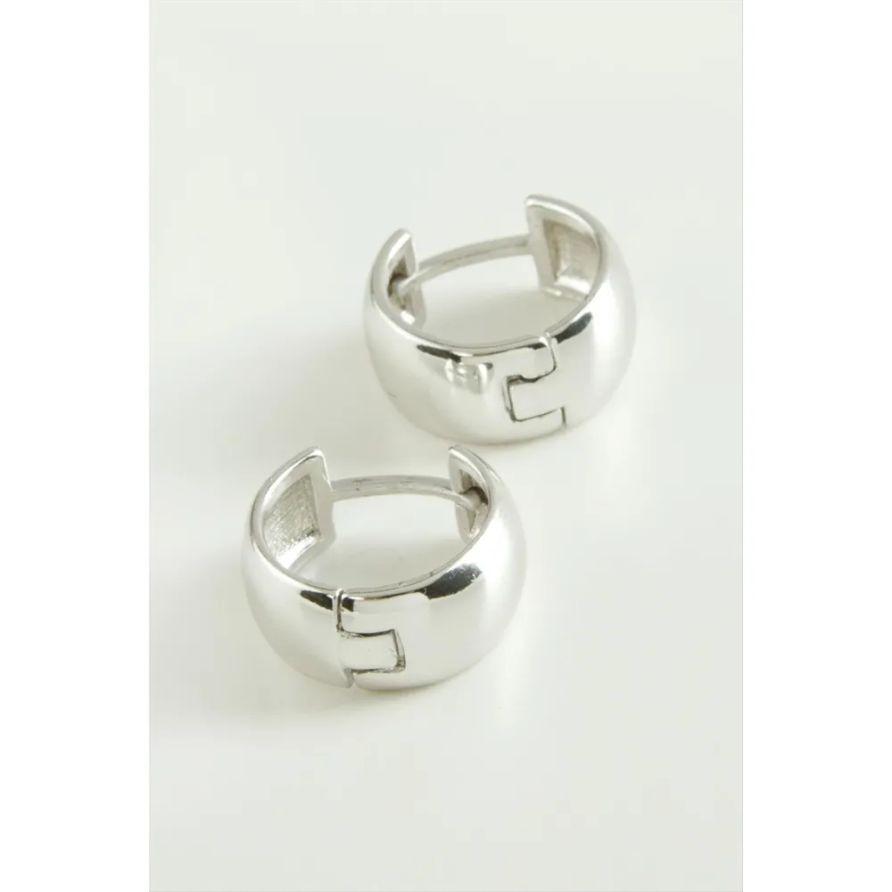 Halka Trend Metal Küpe-Sarı