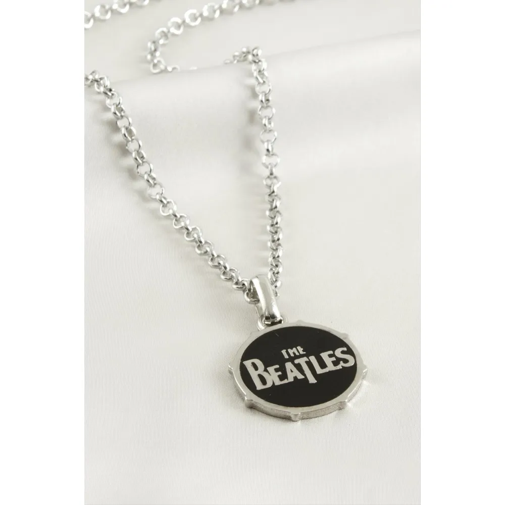 Beatls Erkek Kolye-Gümüş Rengi