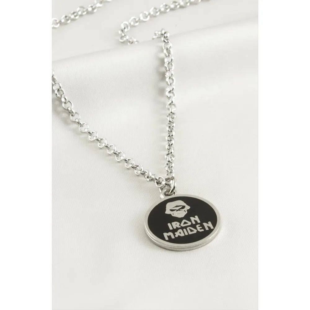 Demir Adam Erkek Kolye-Siyah