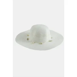 Deniz Kabuğu Hasır Şapka-Siyah