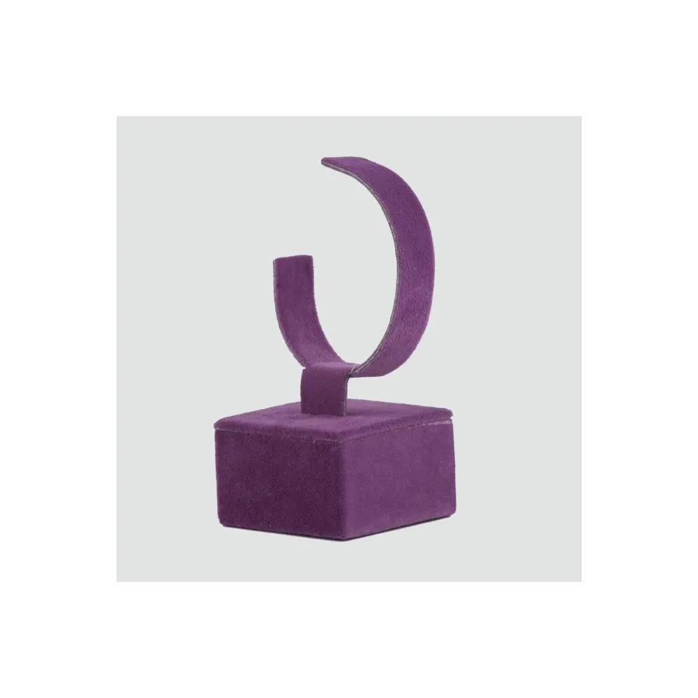 Anfora Kumaş Kaplamalı Saat Standı-Siyah