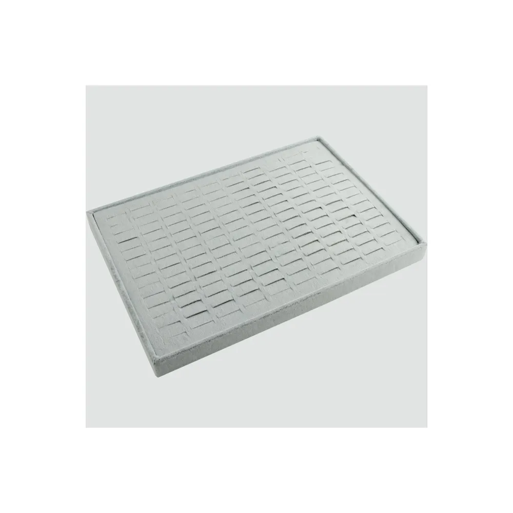 Yatay Anfora Kumaş Batırmalı Yüzük Tablası -Siyah