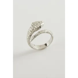 Yılan Metal Yüzük-Sarı