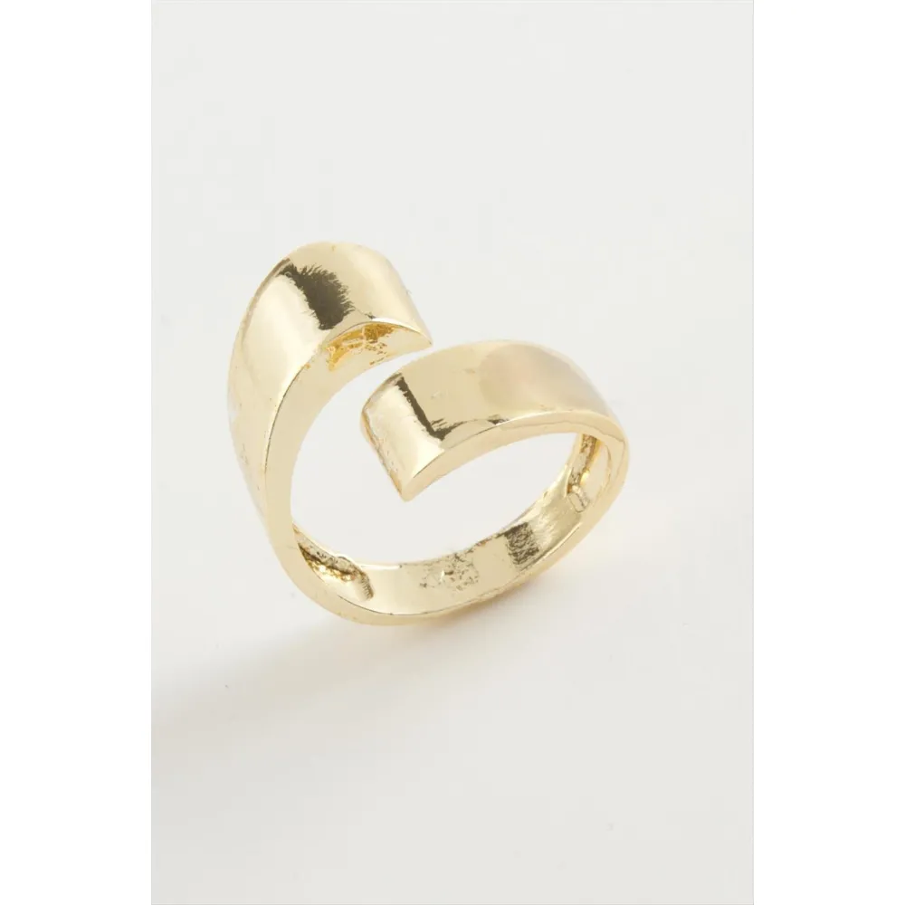 Oval Metal Yüzük-Gümüş Rengi