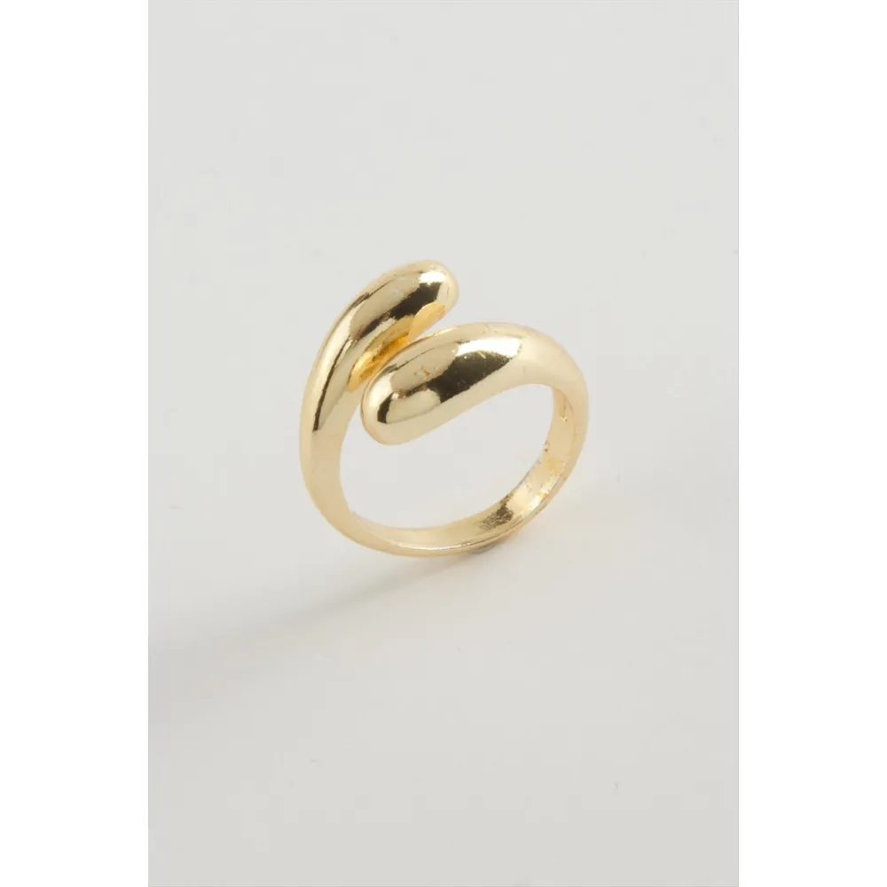 Oval Metal Yüzük-Gümüş Rengi