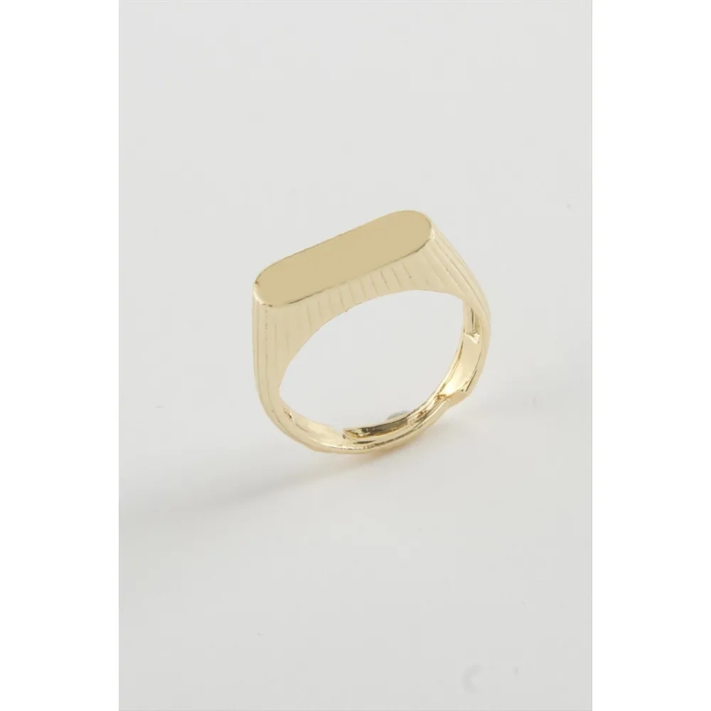 İsim Yazılabilir Metal Yüzük-Sarı