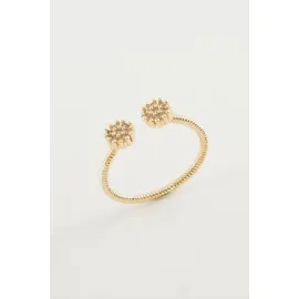 Kartanesi Zirkon Taşlı Yüzük-Sarı