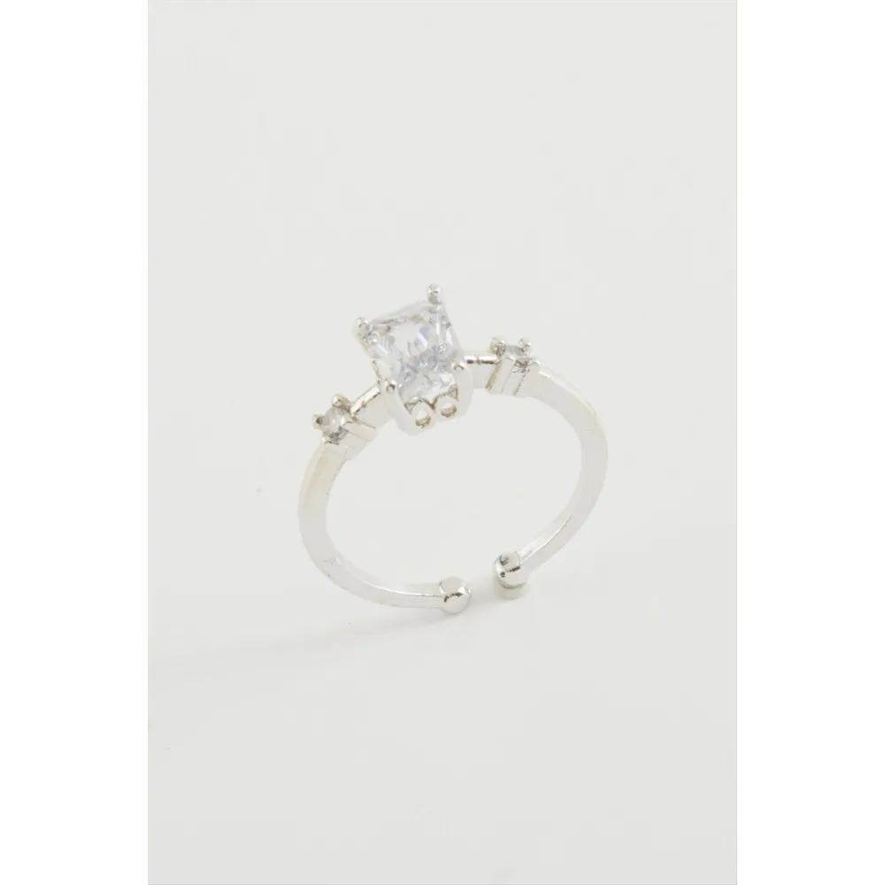 Baget Taşlı Yüzük-Sarı