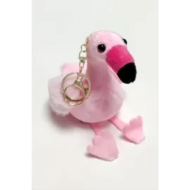 Flamingo Peluş Anahtarlık-Pembe