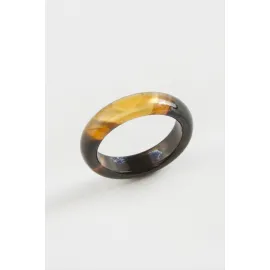 Akik Doğaltaş Yüzük-Siyah