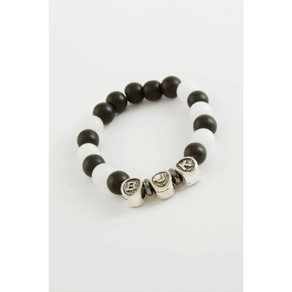 Çocuk Onix Doğaltaş Bileklik 8 mm-Siyah