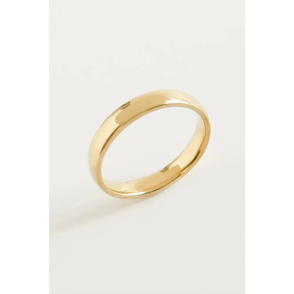 Çelik Alyans Yüzük 4 Mm-19