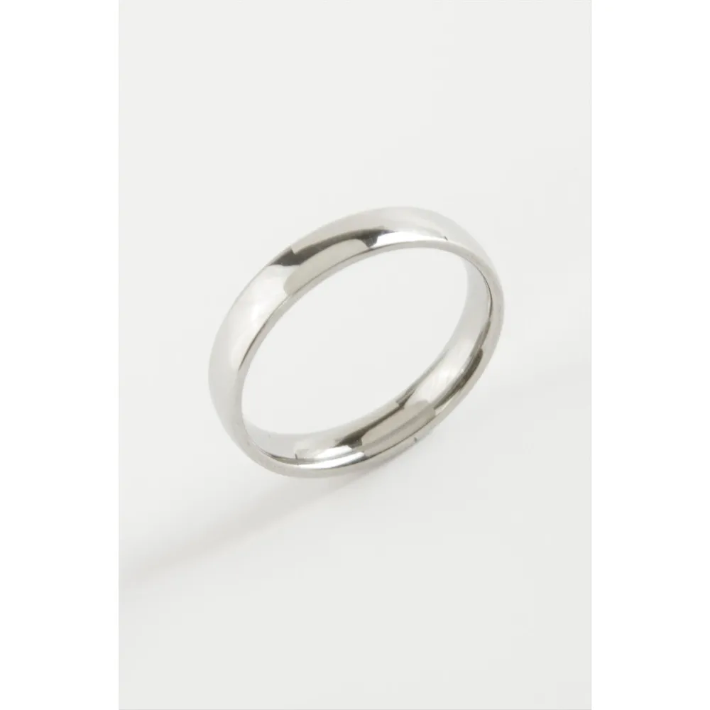 Çelik Alyans Yüzük 4 Mm-16