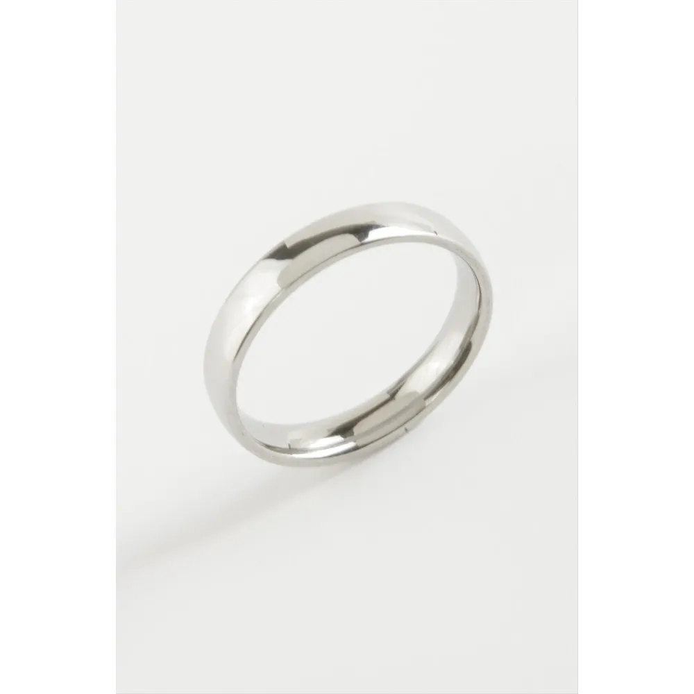 Çelik Alyans Yüzük 4 Mm-20