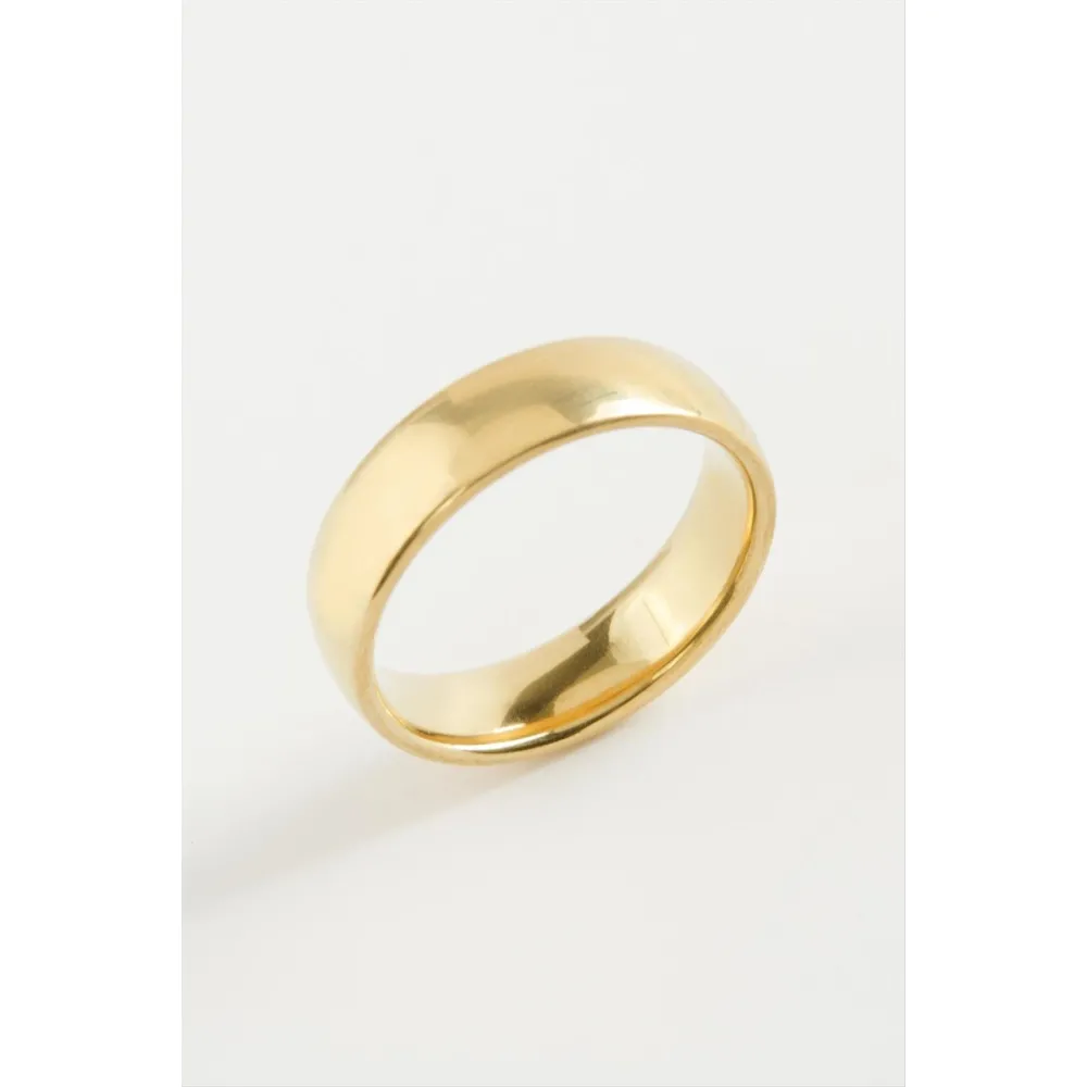 Çelik Alyans Yüzük 6 Mm-17