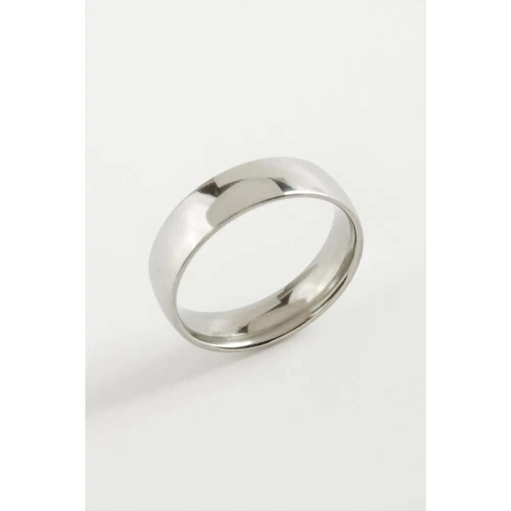 Çelik Alyans Yüzük 6 Mm-19