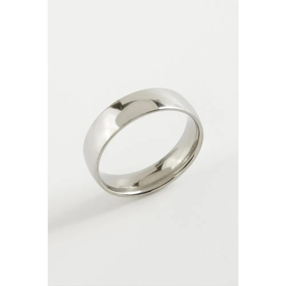 Çelik Alyans Yüzük 6 Mm-20