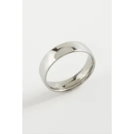 Çelik Alyans Yüzük 6 mm-20