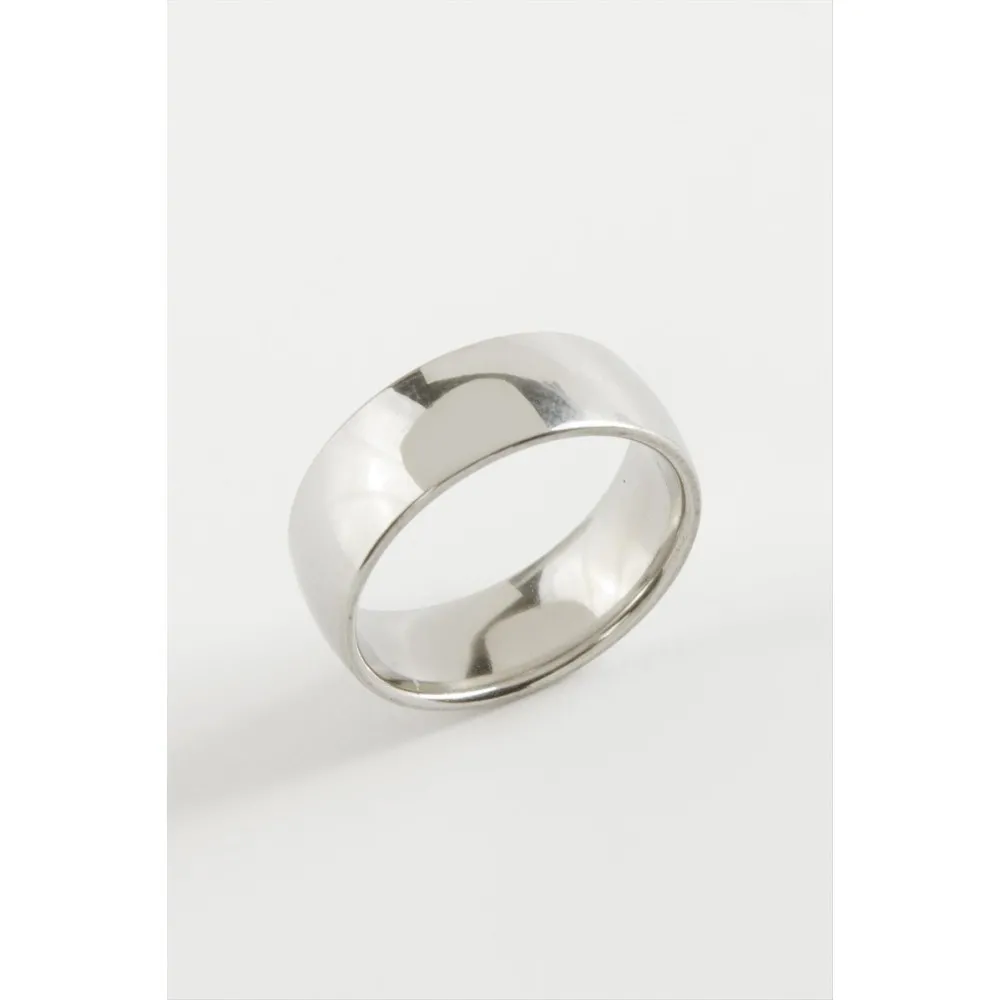 Çelik Alyans Yüzük 8 Mm-20