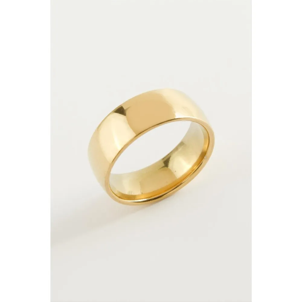 Çelik Alyans Yüzük 8 Mm-17