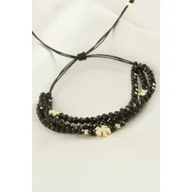 Üçlü Kristal Bileklik-Turkuaz