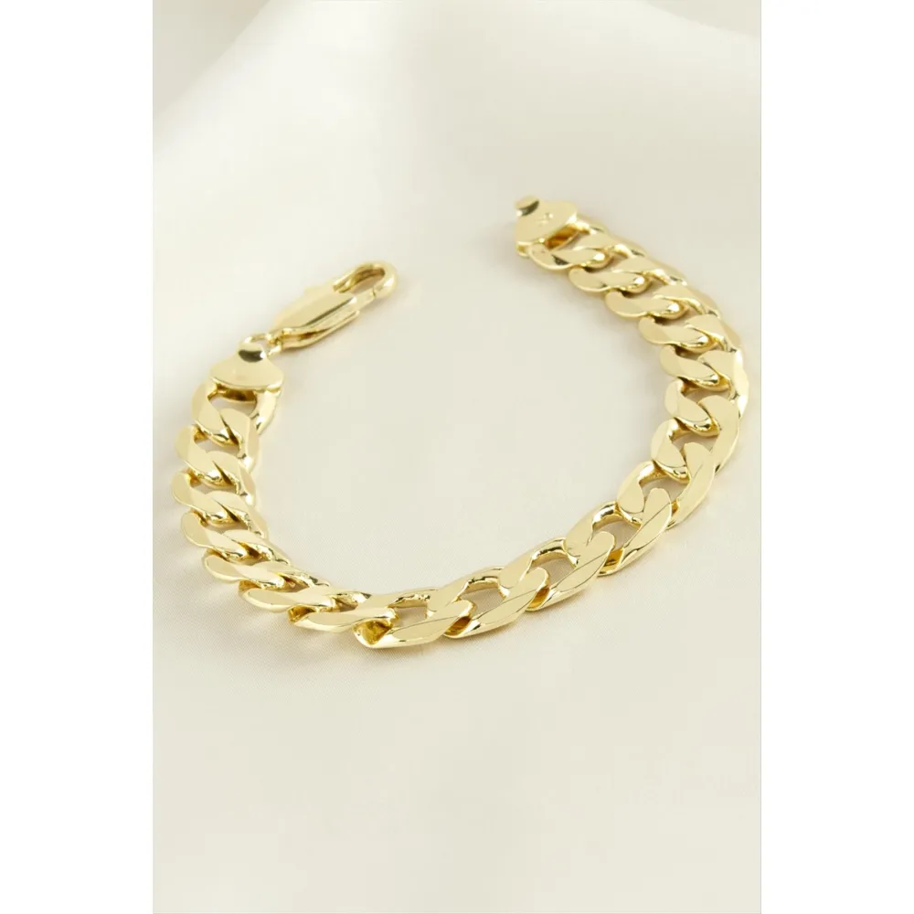 Xuping Düz Zincir Lüks Çelik Bileklik-Roz