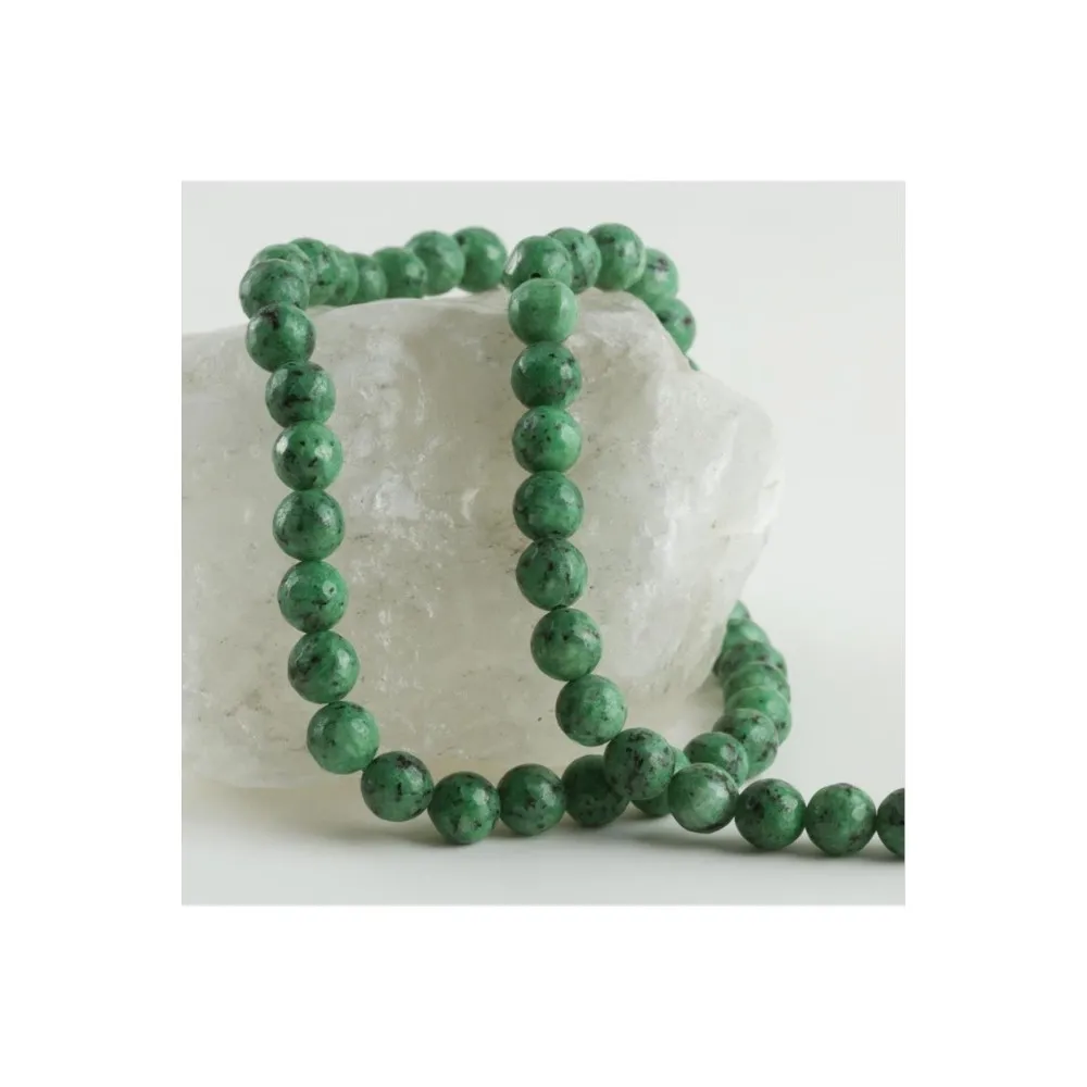 8 Mm Fasetli Kesim Ceyt Taşı-Yeşil