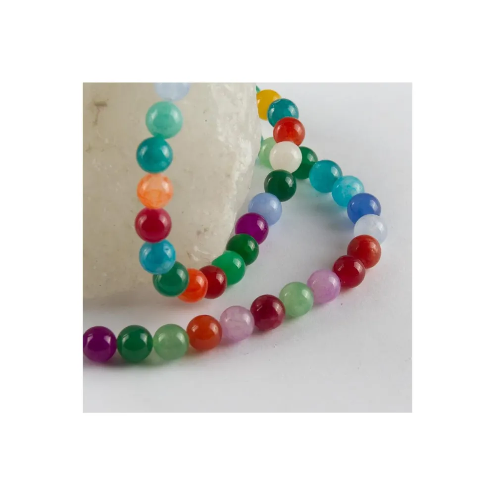 8 mm Ceyt Taşı-Renkli