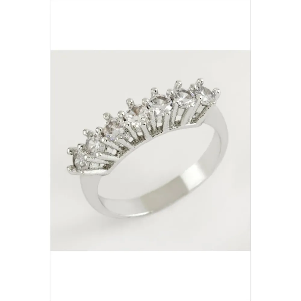 Zirkon Yedi Taşlı Yüzük-8