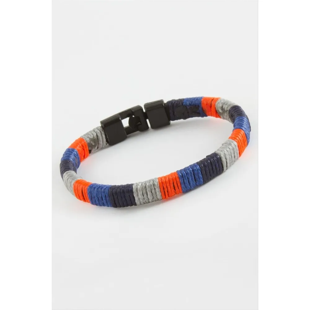 Sargılı İpli Kaliteli Suni Deri Bileklik-Renkli