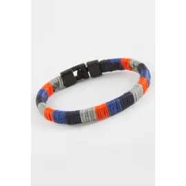 Sargılı İpli Kaliteli Suni Deri Bileklik-Renkli