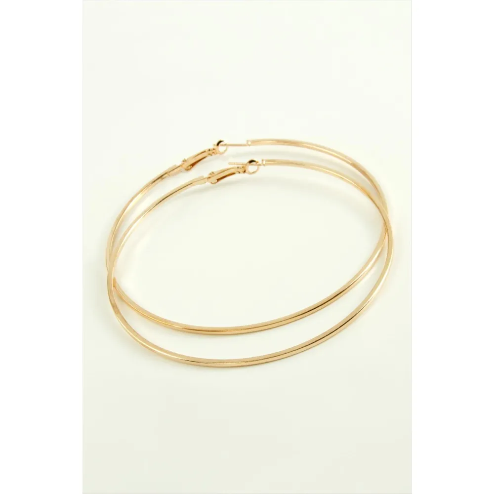 Ezme Metal Halka Küpe 8-9-10 cm-9 cm