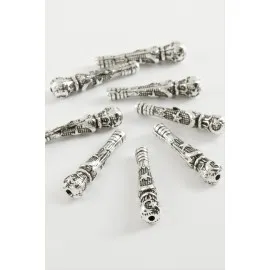 Ay Yıldız Tesbih İmame Aparatı 50 Gram-Gümüş Rengi