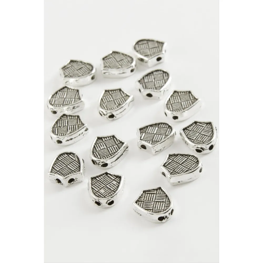 Baklava İnce Tesbih Ara Aparatı 50 Gram-Gümüş Rengi