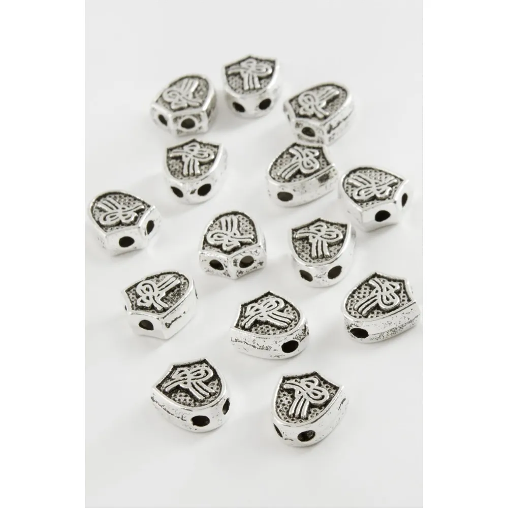 Tuğra Tesbih Ara Aparatı 50 Gram-Gümüş Rengi