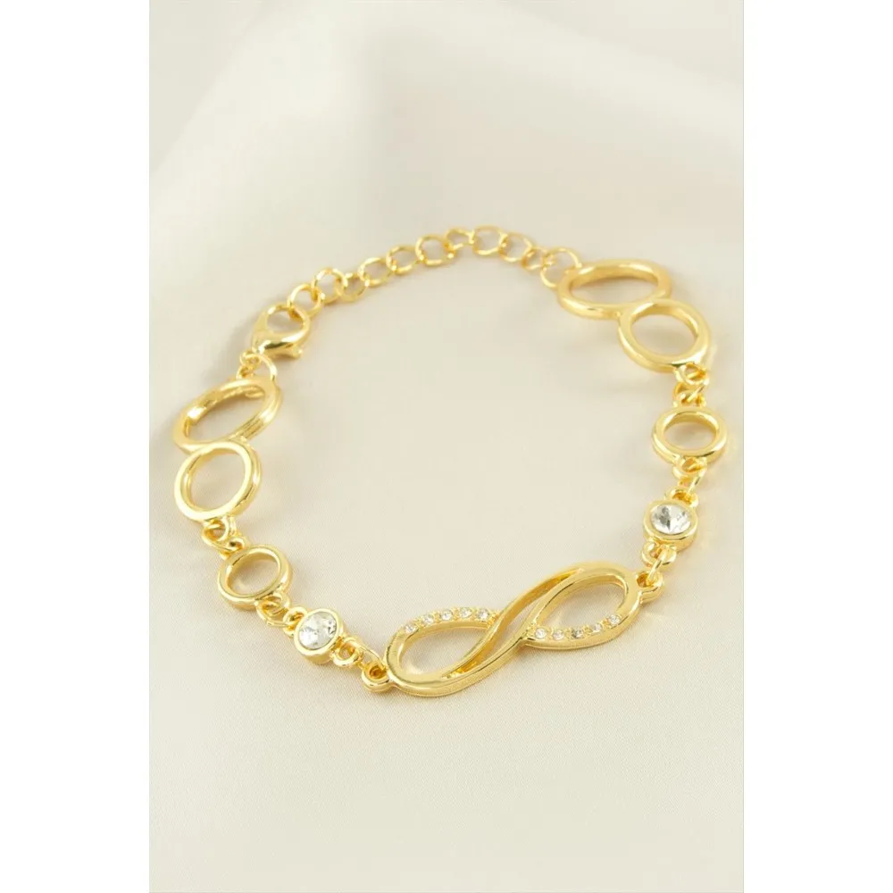 Sonsuzluk Taşlı Bileklik-Sarı
