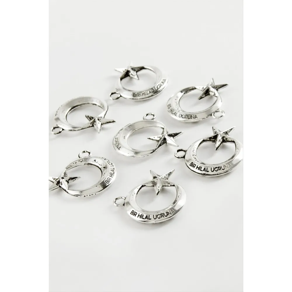 Ay Yıldız Aparat 50 Gram-Gümüş Rengi