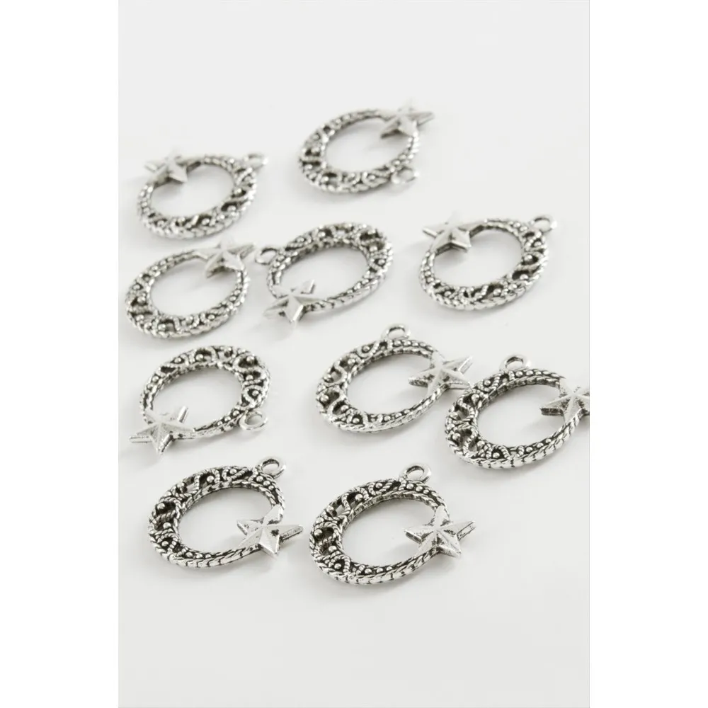 Ay Yıldız Tesbih Aparatı 50 Gram-Gümüş Rengi