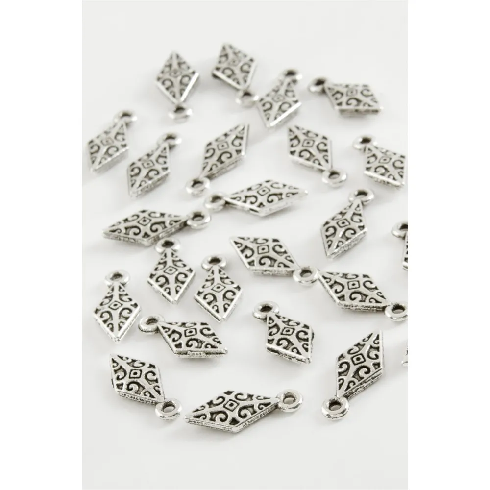 Üçgen Tesbih Ara Aparatı 50 Gram-Gümüş Rengi