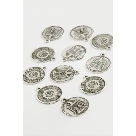 Çift Başlı Kartal Tesbih Aparatı 50 Gram-Gümüş Rengi