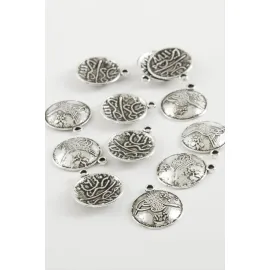 2 cm Tuğra Tesbih Aparatı 50 Gram-Gümüş Rengi