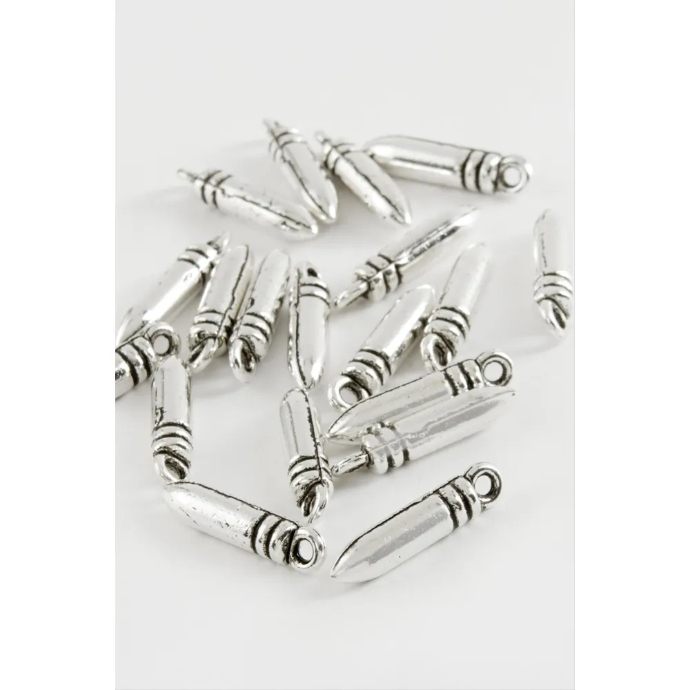 Mermi Tesbih Aparatı 50 Gram-Gümüş Rengi