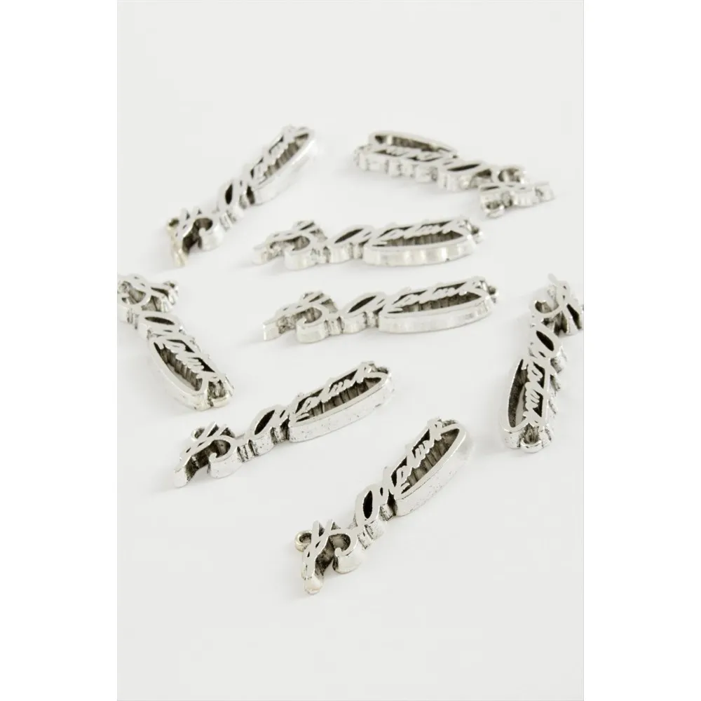 Mustafa Kemal Atatürk İmzalı Tesbih Püskül Aparatı 50 Gram-Gümüş Rengi