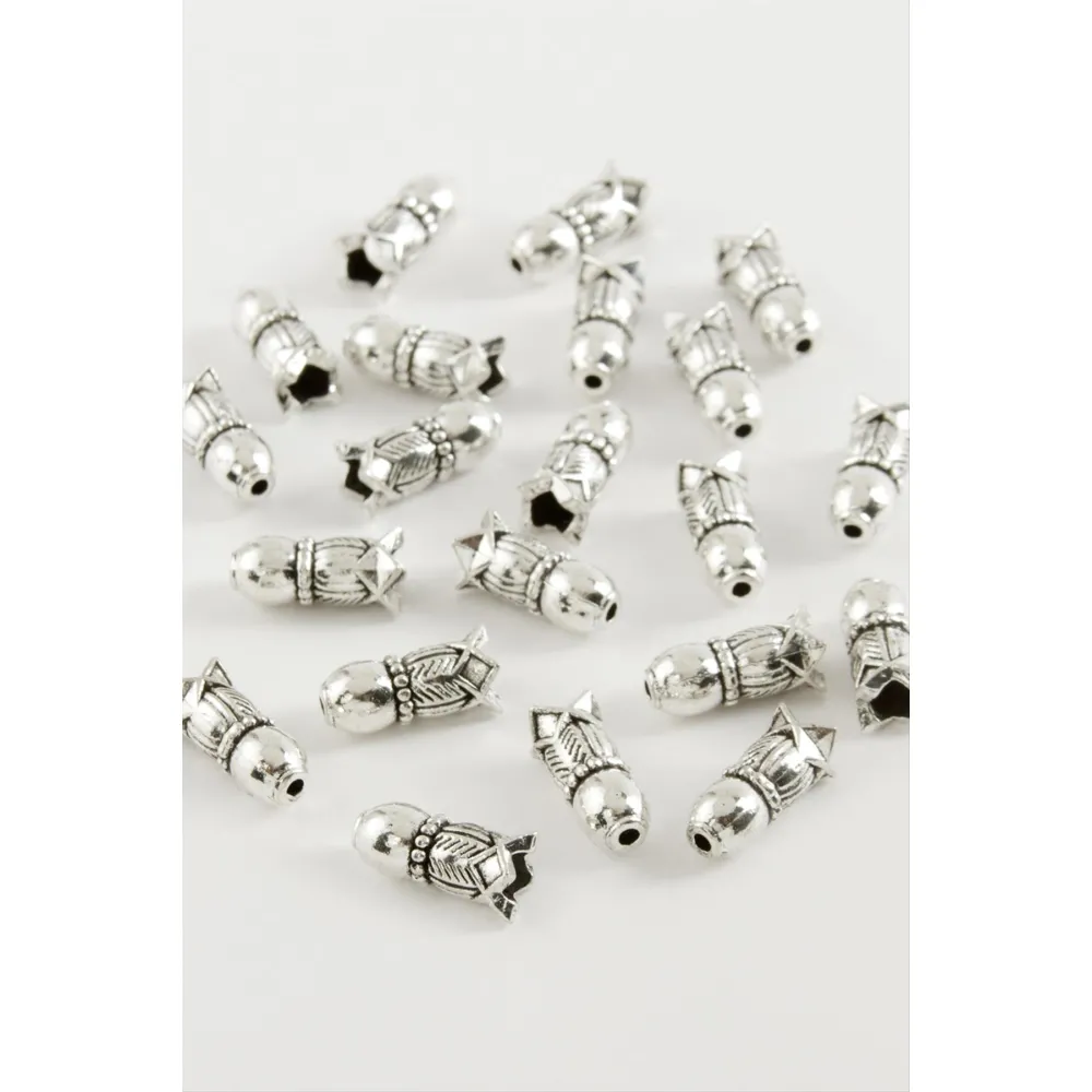 Lale Tesbih Ara Aparatı 50 Gram-Gümüş Rengi