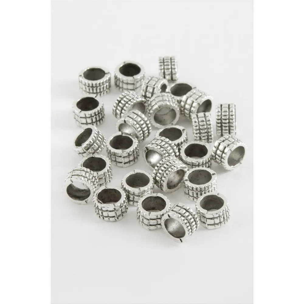 Noktalı Tesbih Ara Aparatı 50 Gram-Gümüş Rengi