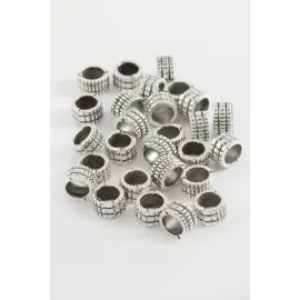 Noktalı Tesbih Ara Aparatı 50 Gram-Gümüş Rengi