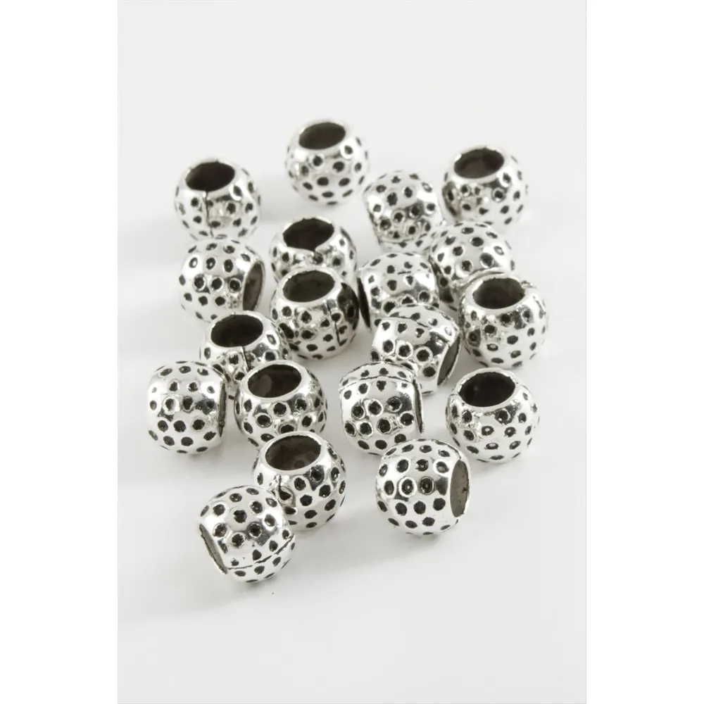 Noktalı Tesbih Ara Aparatı 50 Gram-Gümüş Rengi