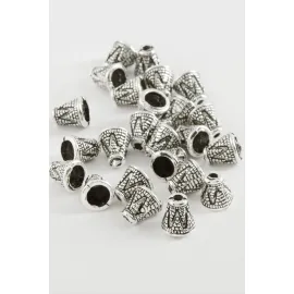 Üçgen Tesbih Püskül Ara Aparatı 50 Gram-Gümüş Rengi